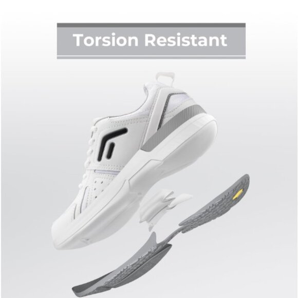 FitVille Court Tennis Pickleball Amadeus V5 Shoes size 10 White NWT - Picture 10 of 12